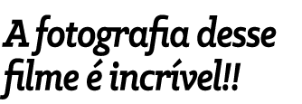 A fotografia desse filme   incr vel   