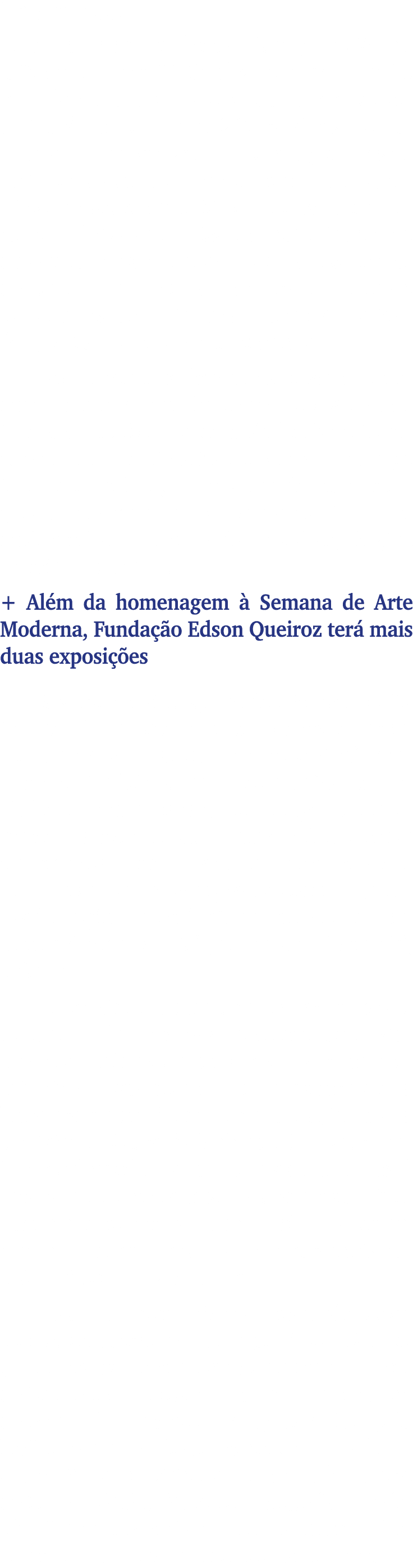 Obra-símbolo Tendo como obra-símbolo a tela  Figuras (Seresta) , de Emiliano Di Cavalcanti, a mostra  100 anos da Sem   