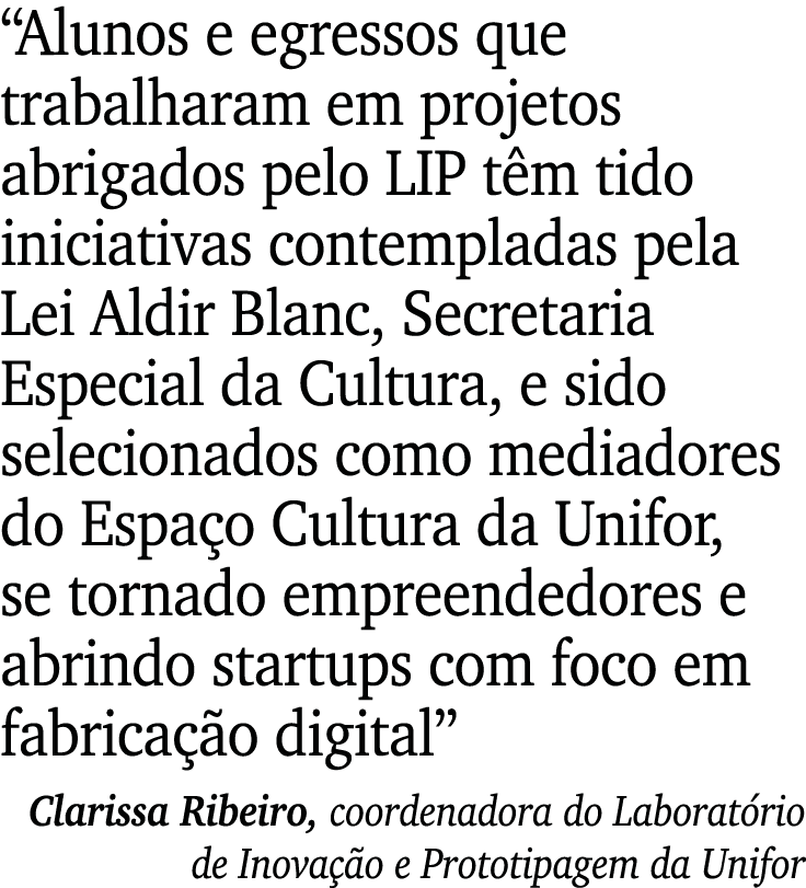  Alunos e egressos que trabalharam em projetos abrigados pelo LIP têm tido iniciativas contempladas pela Lei Aldir Bl   