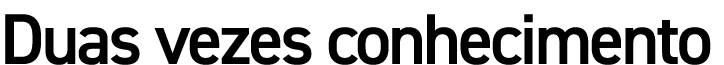 Duas vezes conhecimento