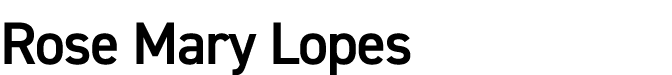 Rose Mary Lopes