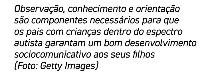 Observação, conhecimento e orientação são componentes necessários para que os pais com crianças dentro do espectro au   