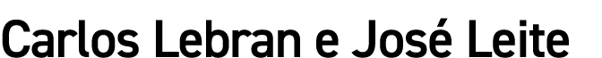 Carlos Lebran e Jos Leite