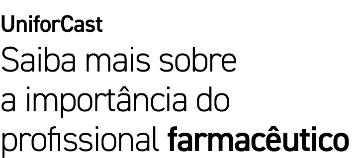 UniforCast Saiba mais sobre a import ncia do profissional farmac utico