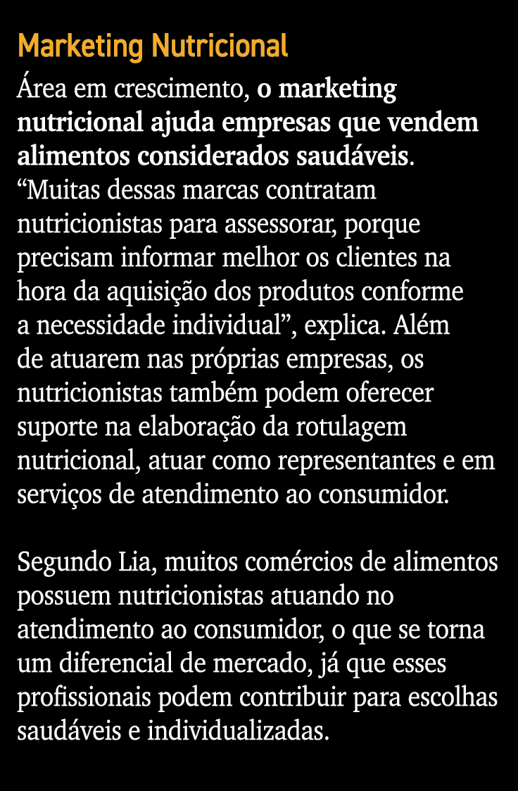 Marketing Nutricional rea em crescimento, o marketing nutricional ajuda empresas que vendem alimentos considerados s...