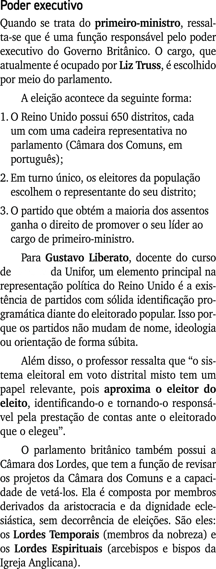 Poder executivo Quando se trata do primeiro-ministro, ressalta-se que  uma fun  o respons vel pelo poder executivo d...