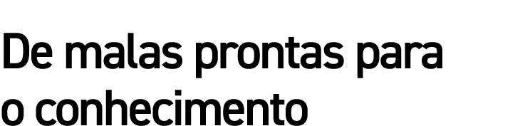 De malas prontas para o conhecimento
