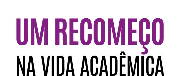 Um recome o na vida acad mica