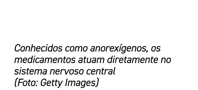 Conhecidos como anorex genos, os medicamentos atuam diretamente no sistema nervoso central (Foto: Getty Images)