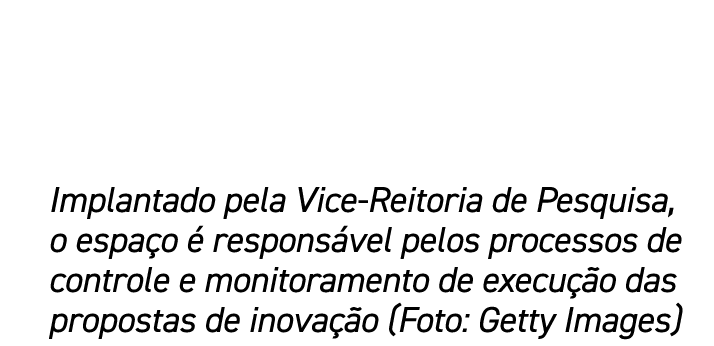 Implantado pela Vice Reitoria de Pesquisa, o espa o  respons vel pelos processos de controle e monitoramento de exec...
