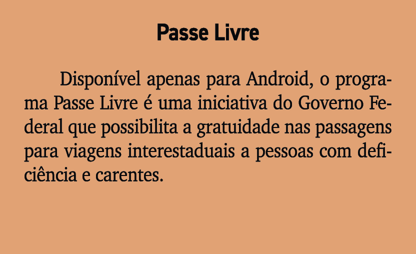 Passe Livre Dispon vel apenas para Android, o programa Passe Livre  uma iniciativa do Governo Federal que possibilit...