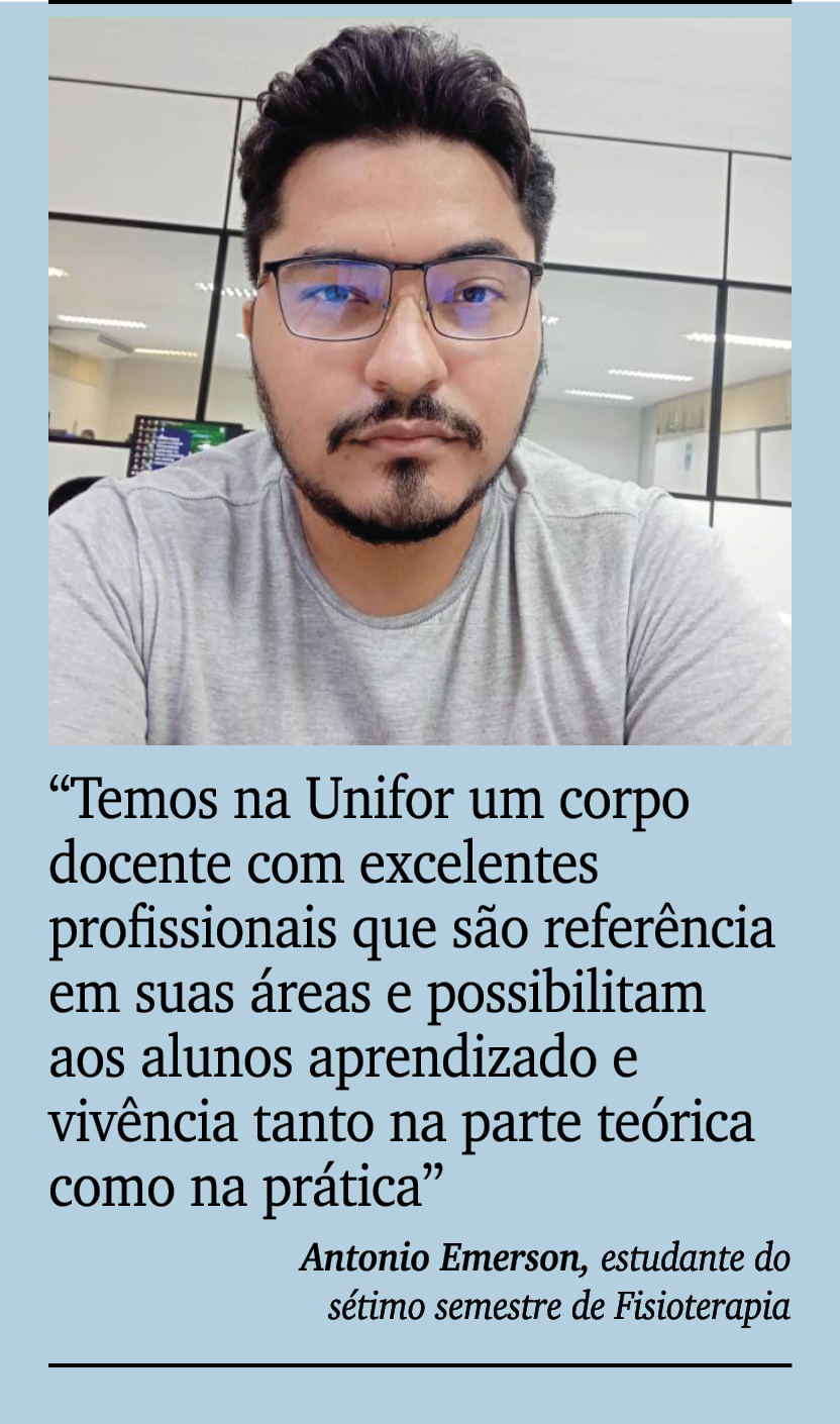 ￼ ￼ “Temos na Unifor um corpo docente com excelentes profissionais que s o refer ncia em suas reas e possibilitam ao...
