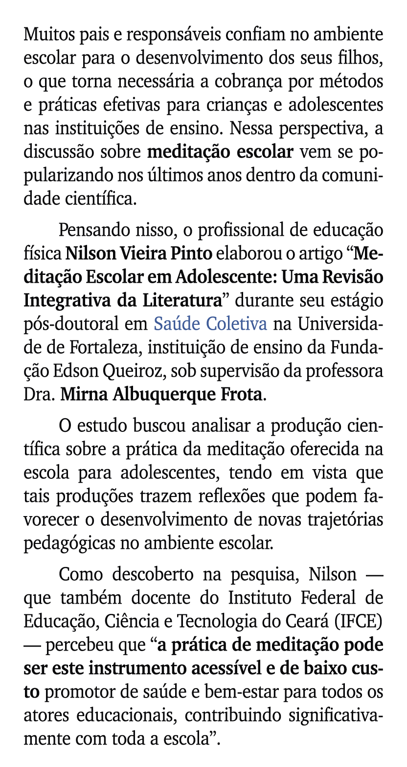 Muitos pais e respons veis confiam no ambiente escolar para o desenvolvimento dos seus filhos, o que torna necess ria...