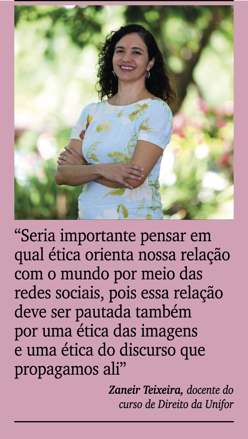 ￼ ￼ “Seria importante pensar em qual tica orienta nossa rela  o com o mundo por meio das redes sociais, pois essa re...