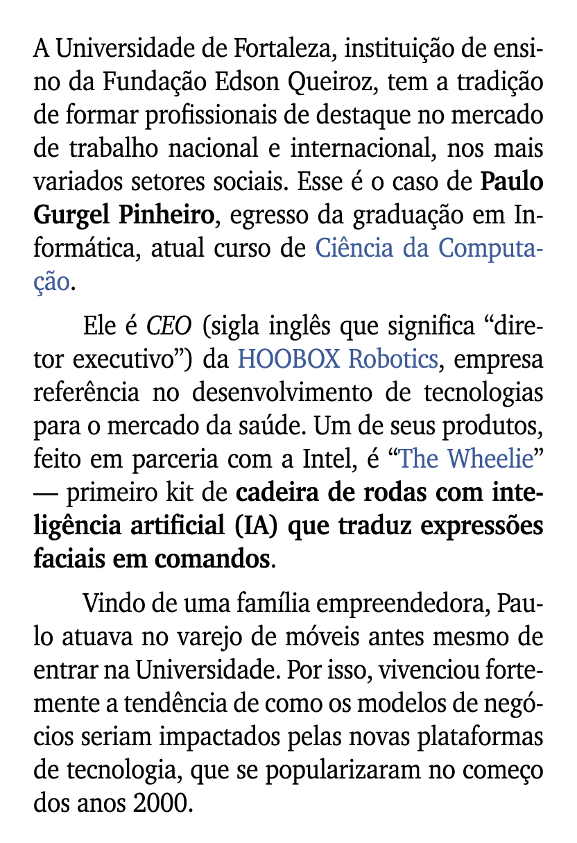 A Universidade de Fortaleza, institui o de ensino da Funda  o Edson Queiroz, tem a tradi  o de formar profissionais ...