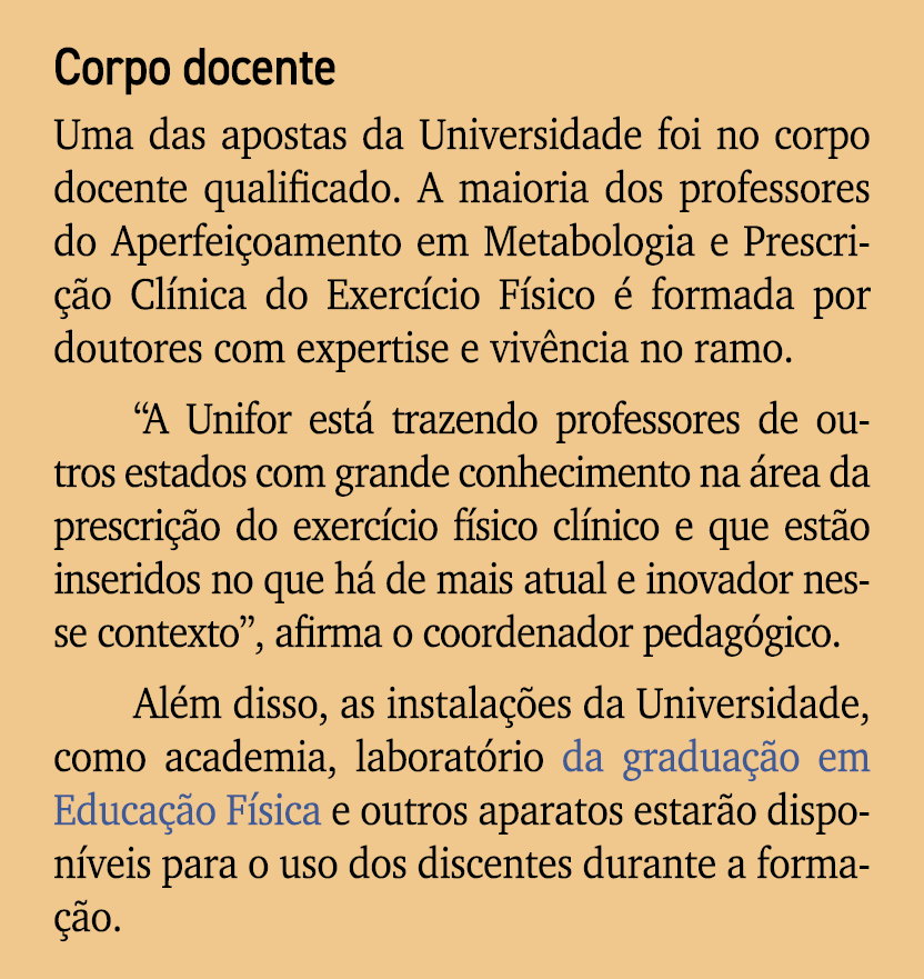 Corpo docente Uma das apostas da Universidade foi no corpo docente qualificado. A maioria dos professores do Aperfei ...