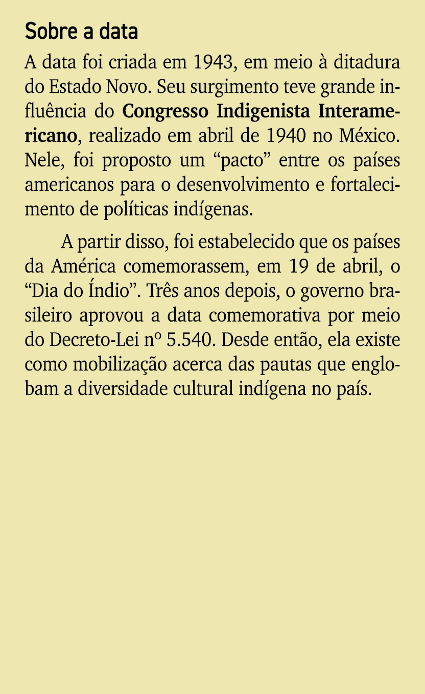 Sobre a data A data foi criada em 1943, em meio  ditadura do Estado Novo. Seu surgimento teve grande influ ncia do C...