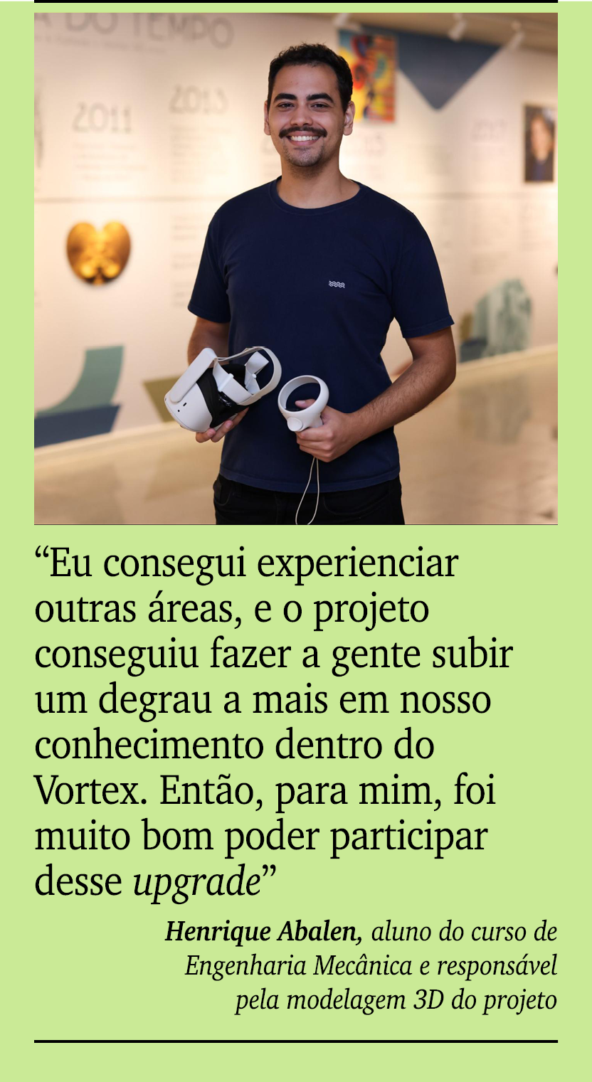 ￼ ￼ “Eu consegui experienciar outras reas, e o projeto conseguiu fazer a gente subir um degrau a mais em nosso conhe...
