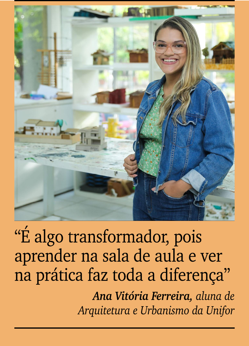￼ ￼ “ algo transformador, pois aprender na sala de aula e ver na pr tica faz toda a diferen a” Ana Vit ria Ferreira,...