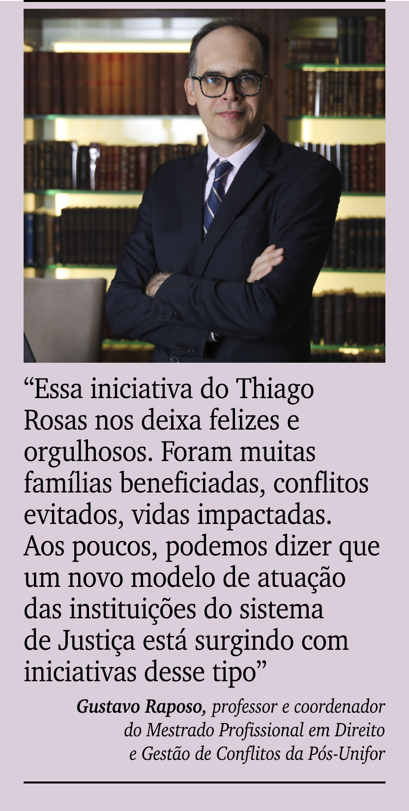 ￼ ￼ “Essa iniciativa do Thiago Rosas nos deixa felizes e orgulhosos. Foram muitas fam lias beneficiadas, conflitos ev...