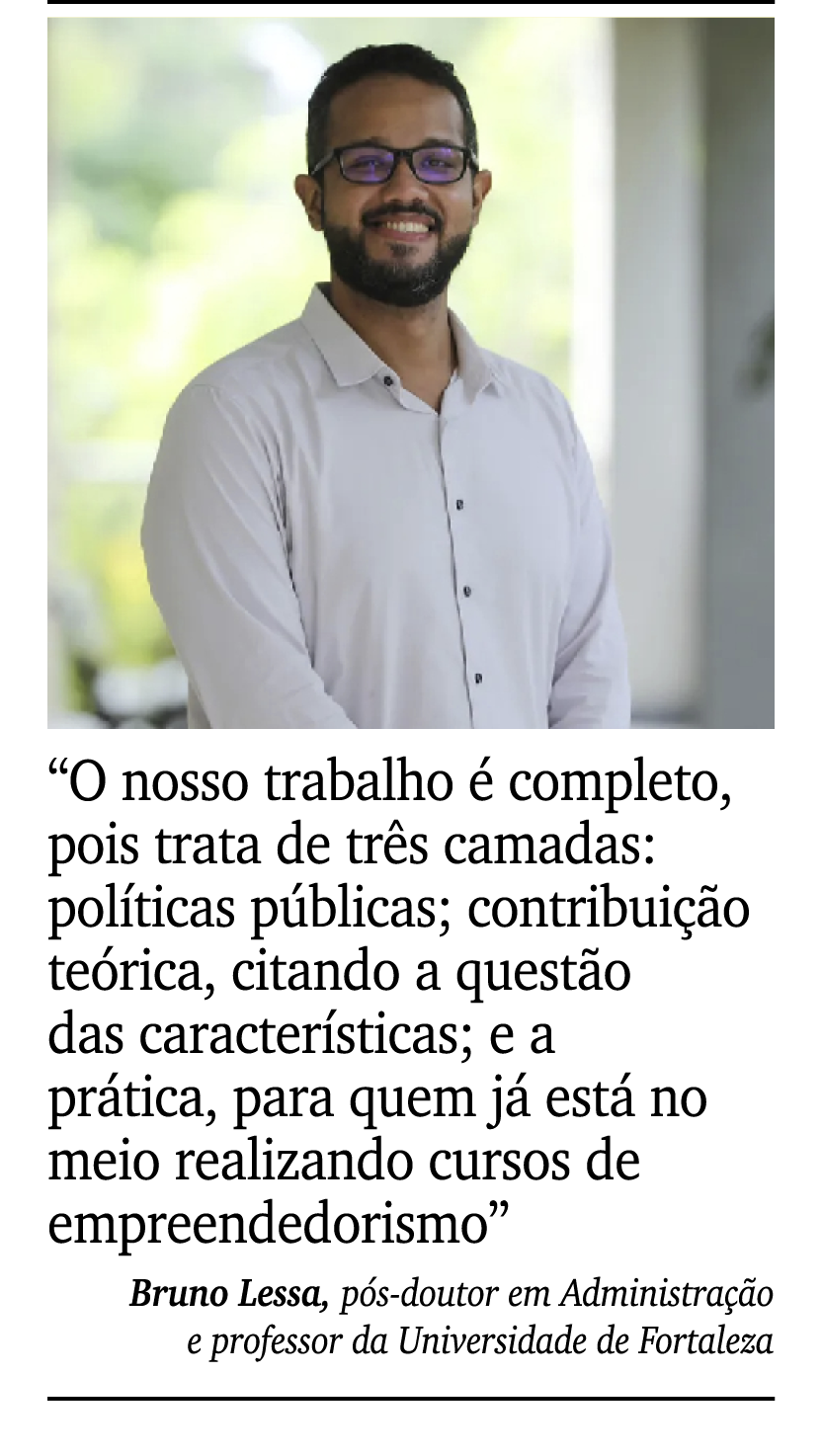 ￼ ￼ “O nosso trabalho  completo, pois trata de tr s camadas: pol ticas p blicas; contribui  o te rica, citando a que...