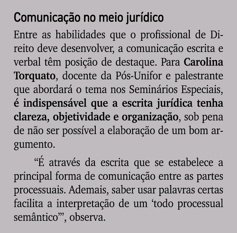 Comunica o no meio jur dico Entre as habilidades que o profissional de Direito deve desenvolver, a comunica  o escri...