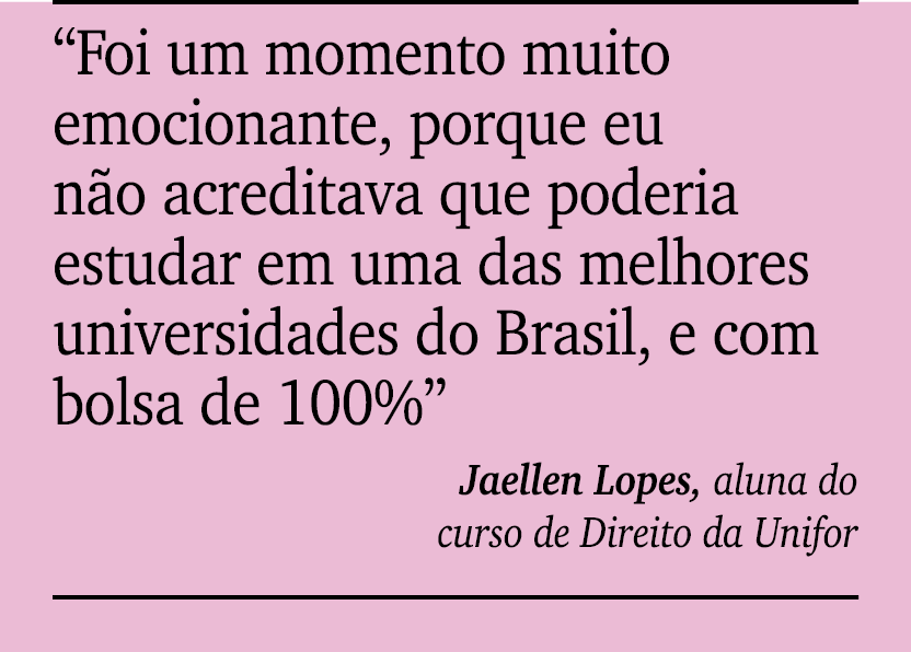 ￼ “Foi um momento muito emocionante, porque eu n o acreditava que poderia estudar em uma das melhores universidades d...