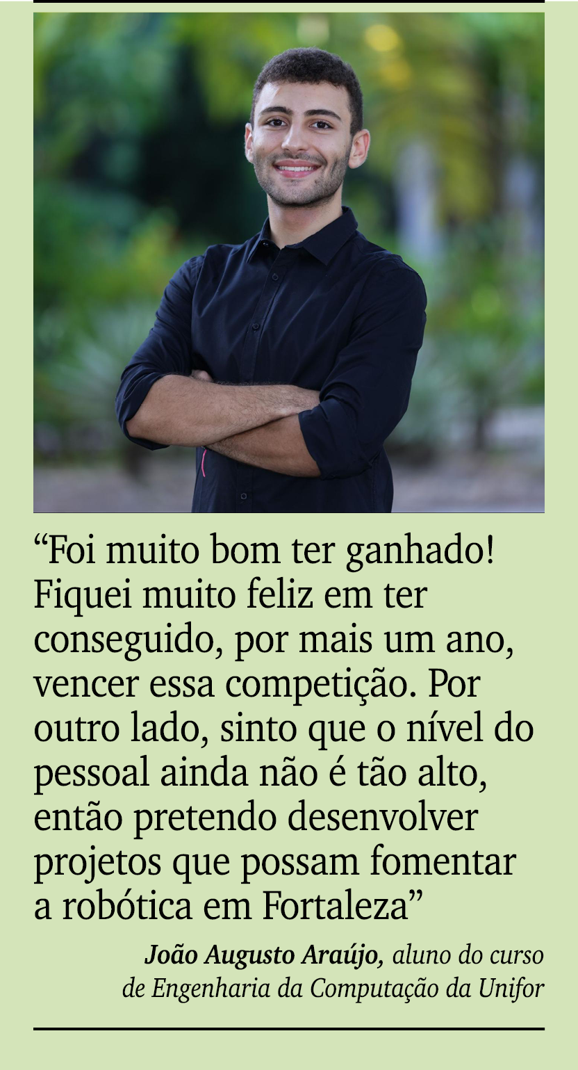 ￼ ￼ “Foi muito bom ter ganhado! Fiquei muito feliz em ter conseguido, por mais um ano, vencer essa competi o. Por ou...
