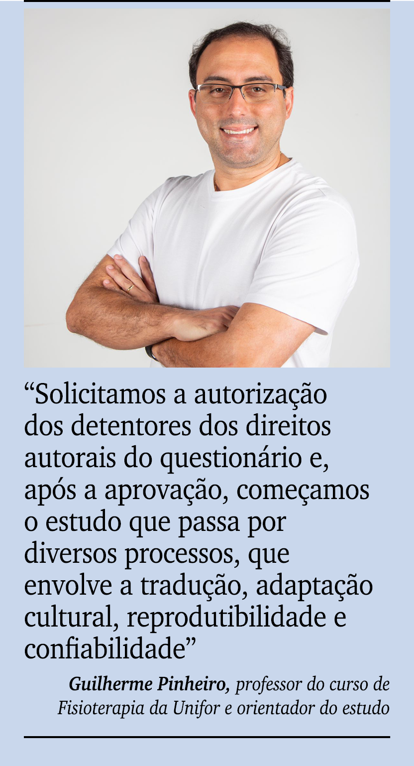 ￼ ￼ “Solicitamos a autoriza o dos detentores dos direitos autorais do question rio e, ap s a aprova  o, come amos o ...