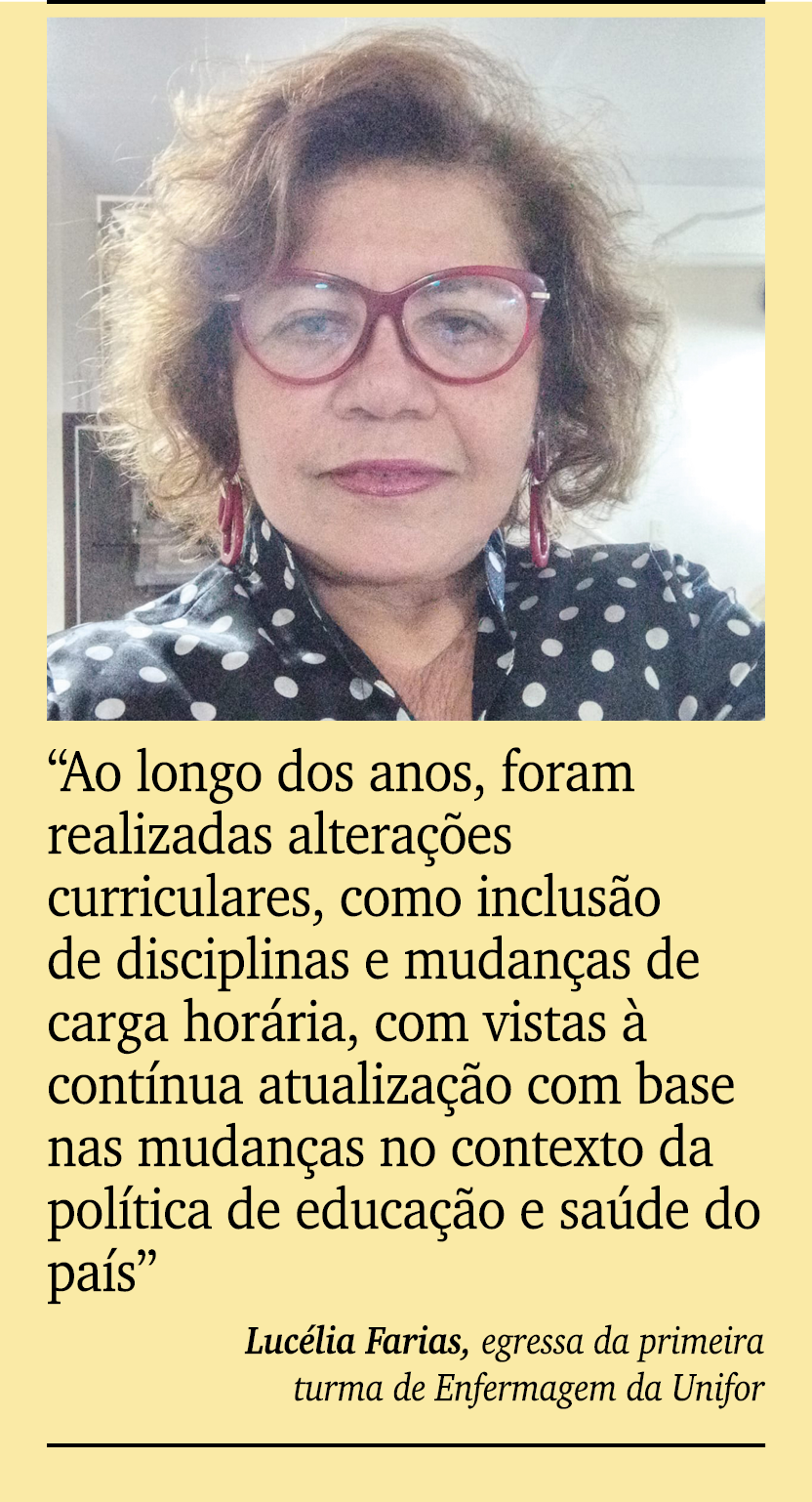 ￼ ￼ “Ao longo dos anos, foram realizadas altera es curriculares, como inclus o de disciplinas e mudan as de carga ho...