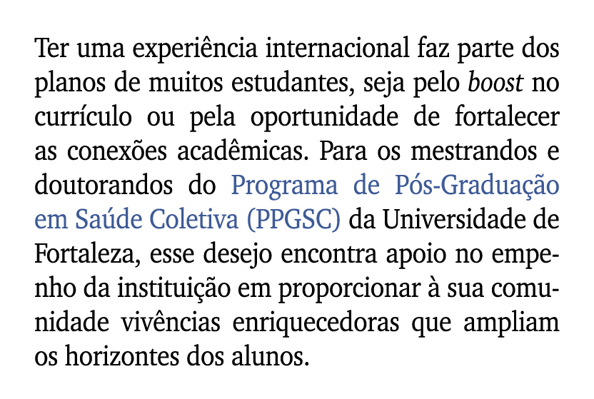 Ter uma experi ncia internacional faz parte dos planos de muitos estudantes, seja pelo boost no curr culo ou pela opo...