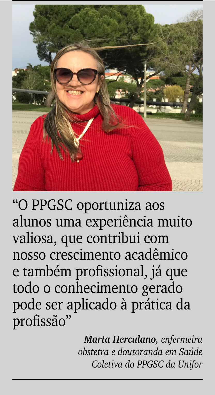 ￼ ￼ “O PPGSC oportuniza aos alunos uma experi ncia muito valiosa, que contribui com nosso crescimento acad mico e tam...