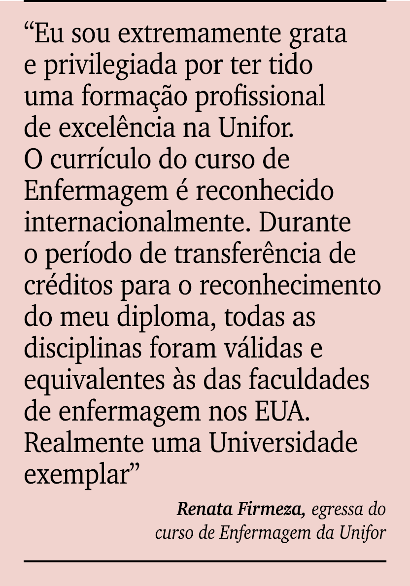 ￼ “Eu sou extremamente grata e privilegiada por ter tido uma forma o profissional de excel ncia na Unifor. O curr cu...