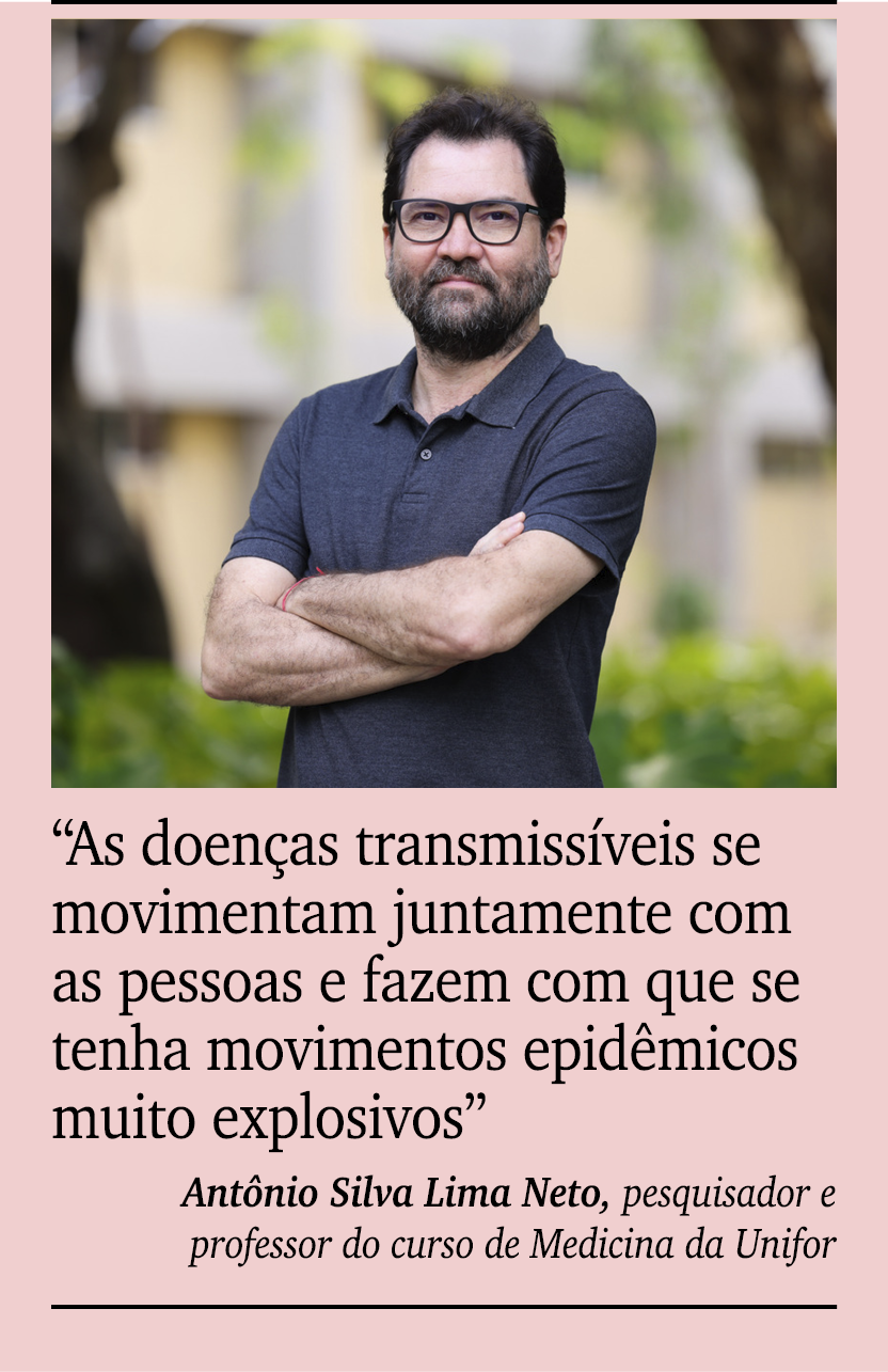 ￼ ￼ “As doen as transmiss veis se movimentam juntamente com as pessoas e fazem com que se tenha movimentos epid micos...