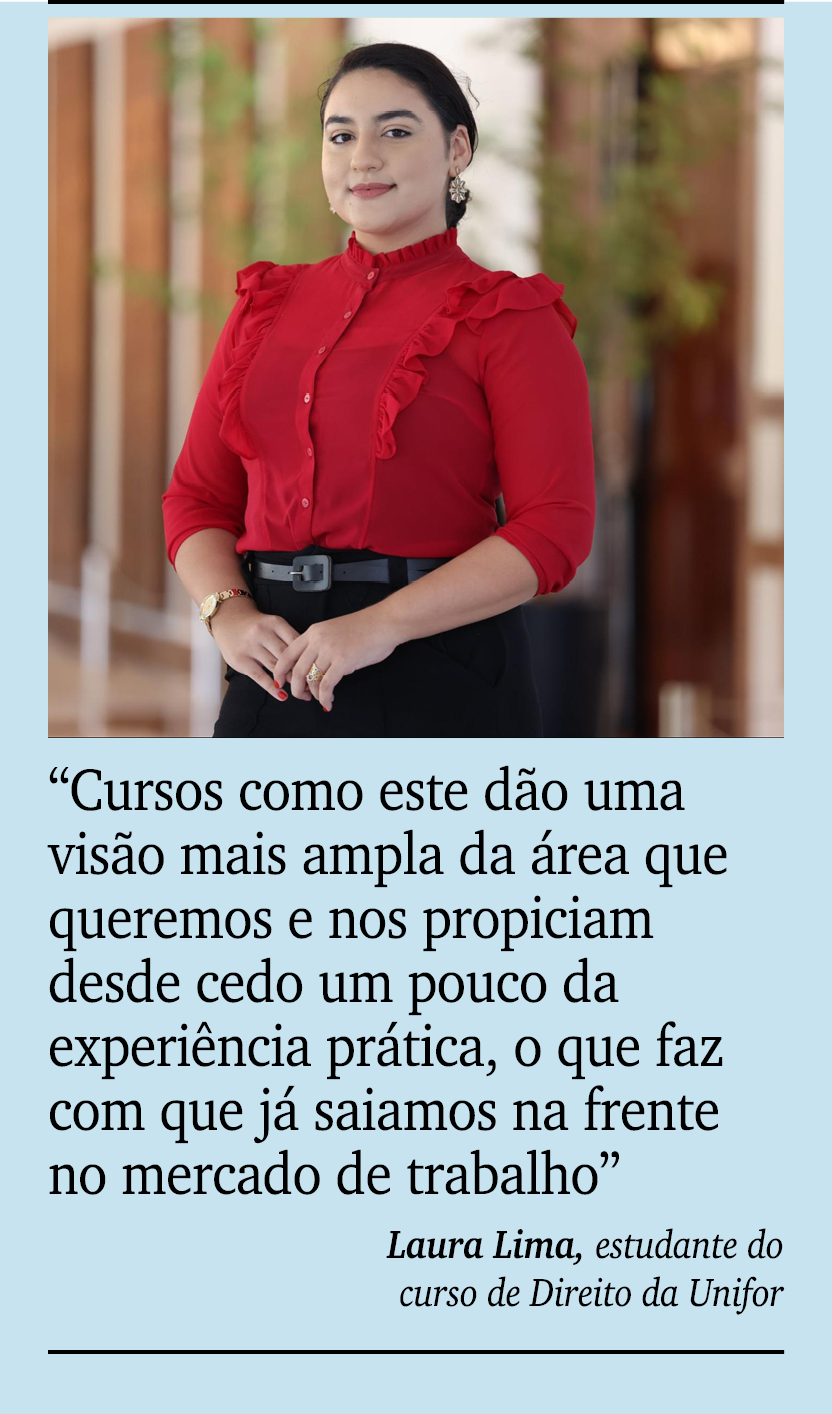 ￼ ￼ “Cursos como este d o uma vis o mais ampla da rea que queremos e nos propiciam desde cedo um pouco da experi nci...
