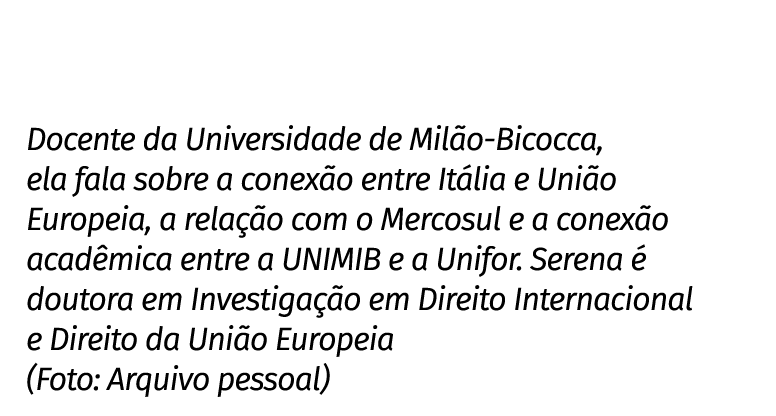 Docente da Universidade de Mil o Bicocca, ela fala sobre a conex o entre It lia e Uni o Europeia, a rela o com o Mer...