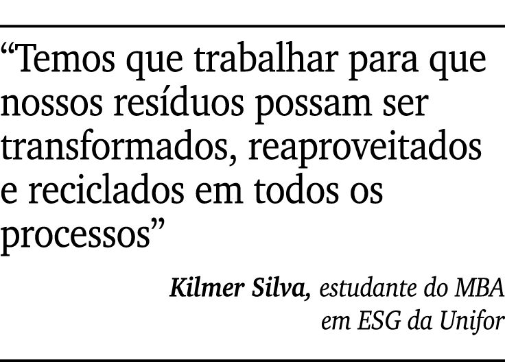 ￼ “Temos que trabalhar para que nossos res duos possam ser transformados, reaproveitados e reciclados em todos os pro...