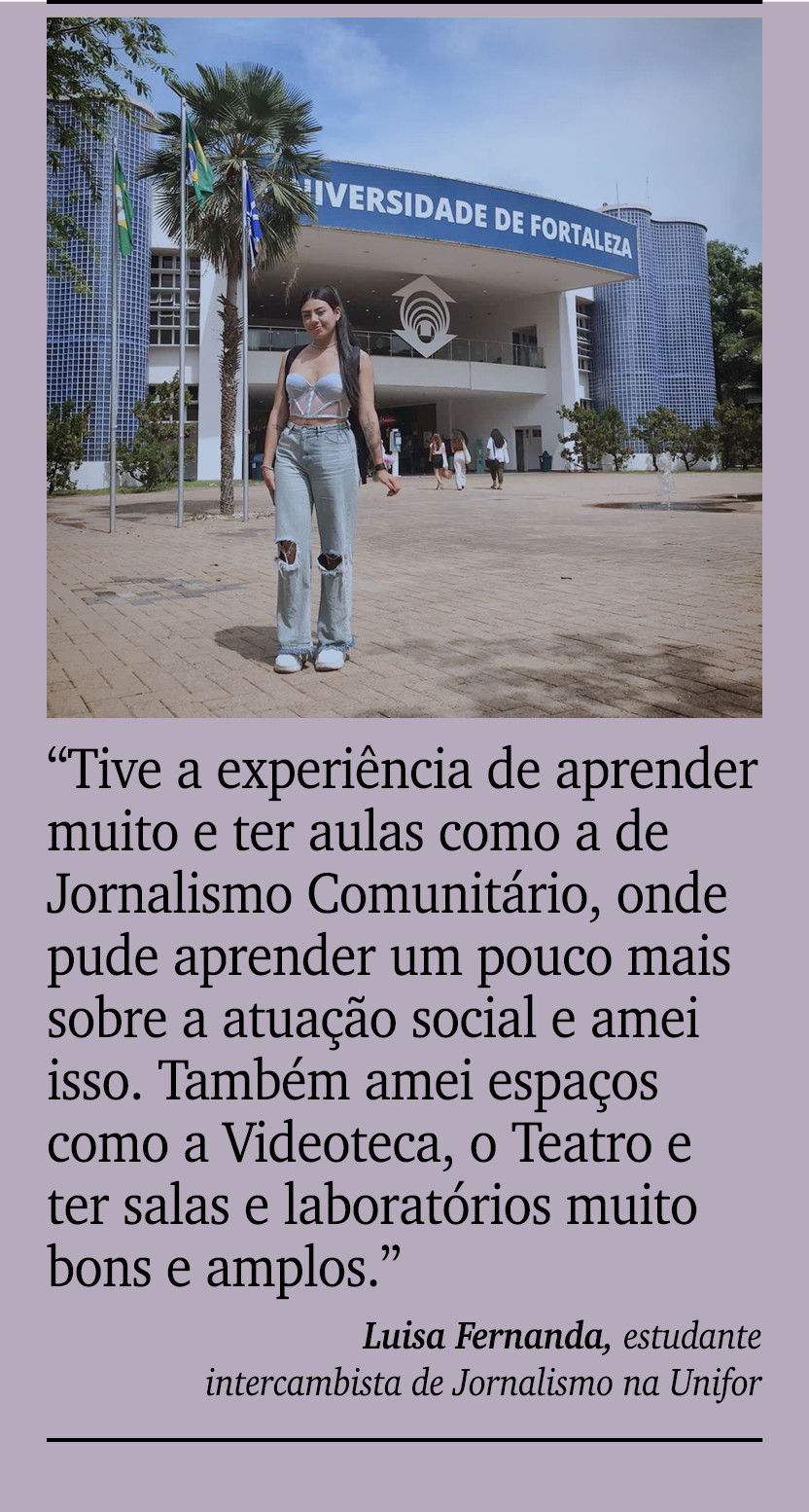 ￼ ￼ “Tive a experi ncia de aprender muito e ter aulas como a de Jornalismo Comunit rio, onde pude aprender um pouco m...