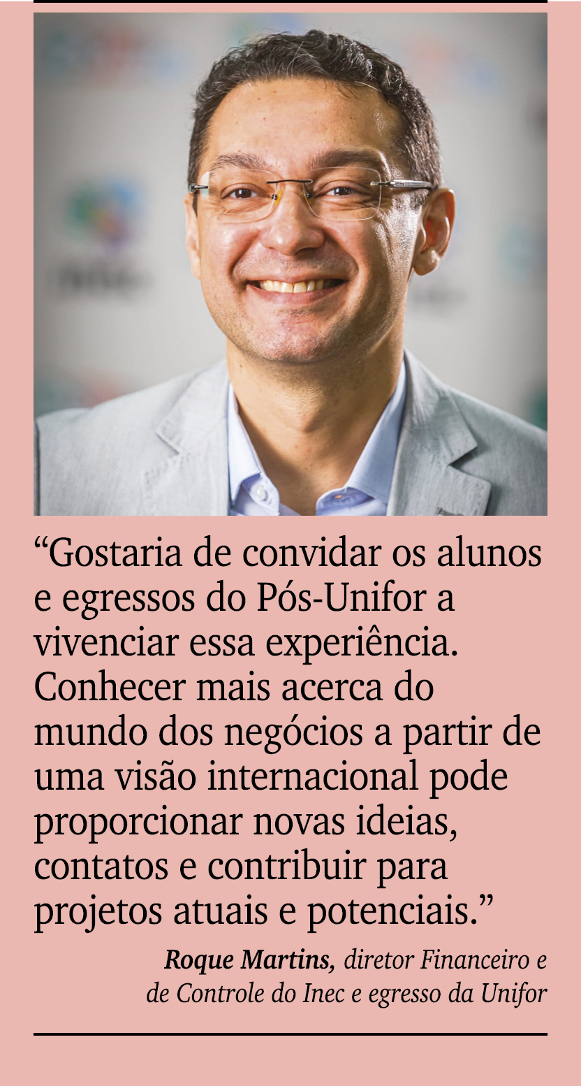 ￼ ￼ “Gostaria de convidar os alunos e egressos do P s Unifor a vivenciar essa experi ncia. Conhecer mais acerca do mu...