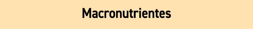 Macronutrientes