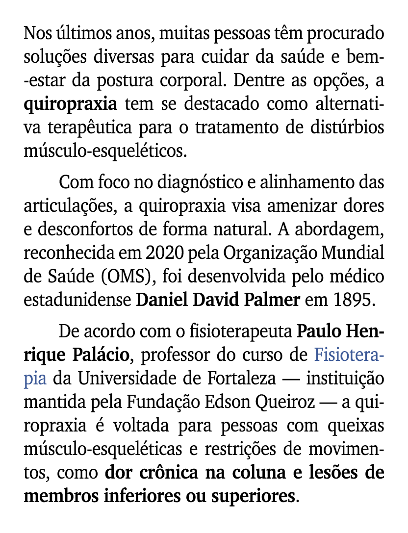 Nos ltimos anos, muitas pessoas t m procurado solu  es diversas para cuidar da sa de e bem estar da postura corporal...