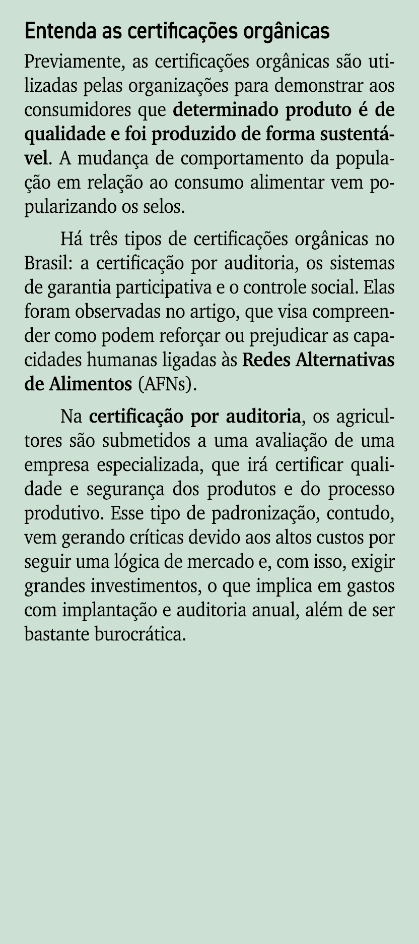 Entenda as certifica es org nicas Previamente, as certifica  es org nicas s o utilizadas pelas organiza  es para dem...