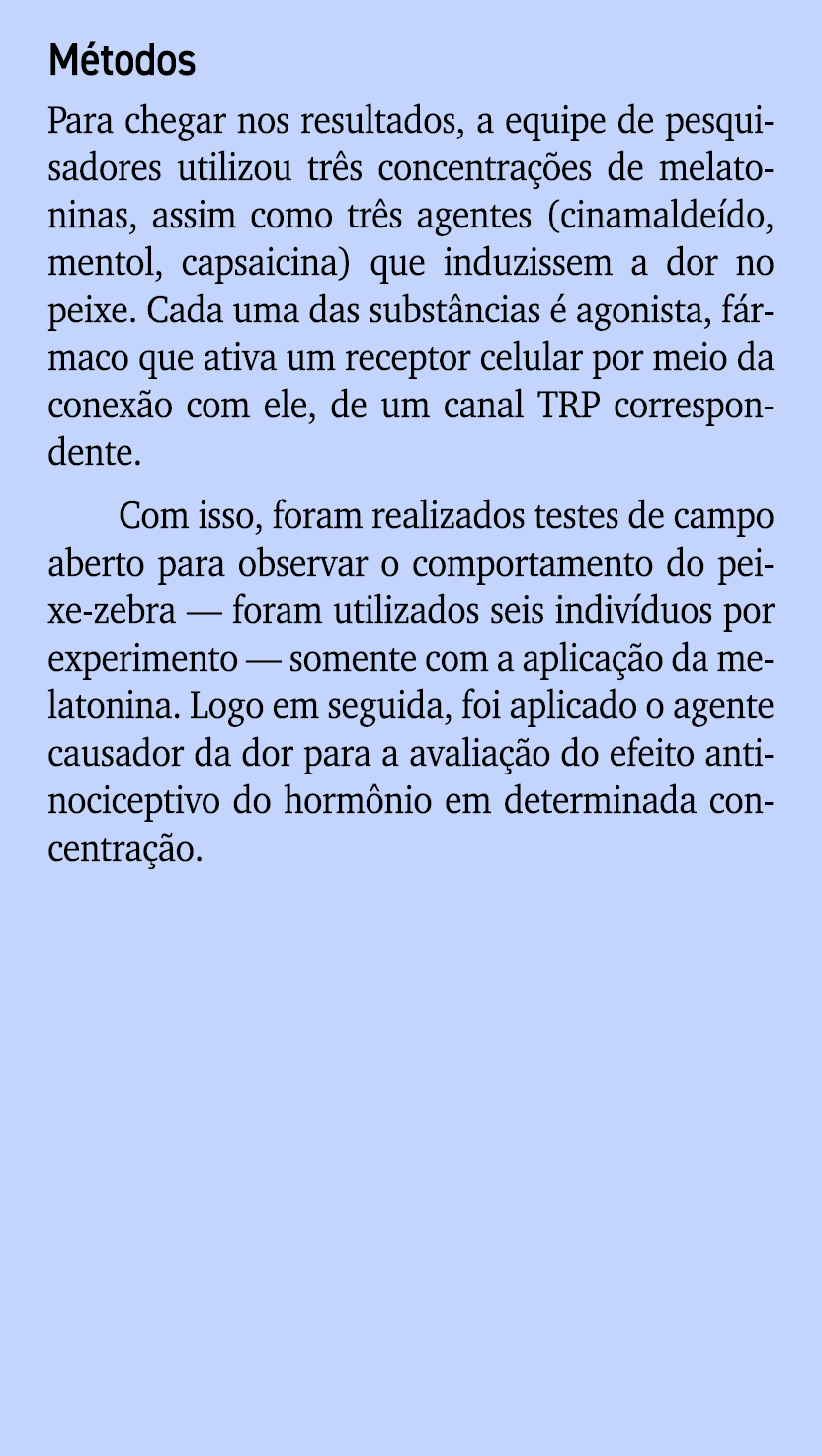 M todos Para chegar nos resultados, a equipe de pesquisadores utilizou tr s concentra es de melatoninas, assim como ...