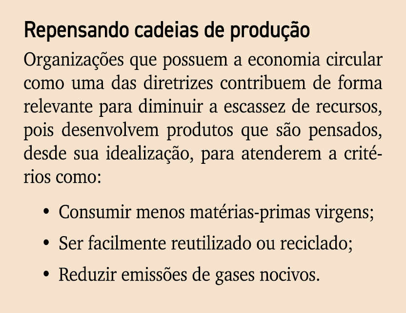Repensando cadeias de produ o Organiza  es que possuem a economia circular como uma das diretrizes contribuem de for...