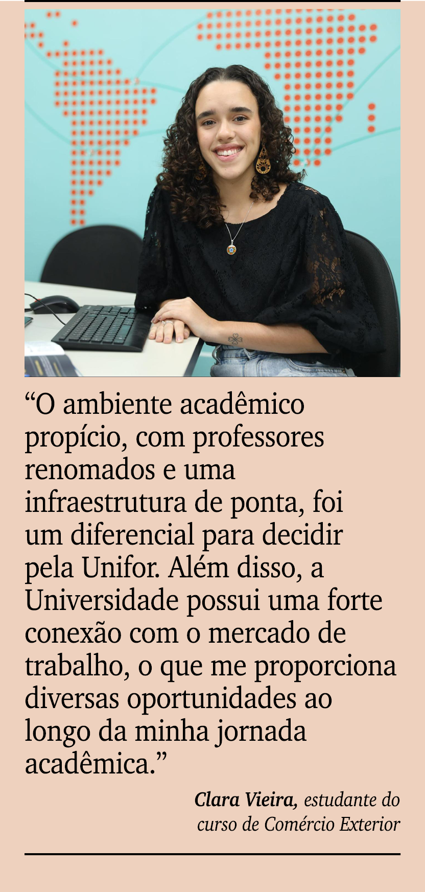 ￼ ￼ “O ambiente acad mico prop cio, com professores renomados e uma infraestrutura de ponta, foi um diferencial para ...