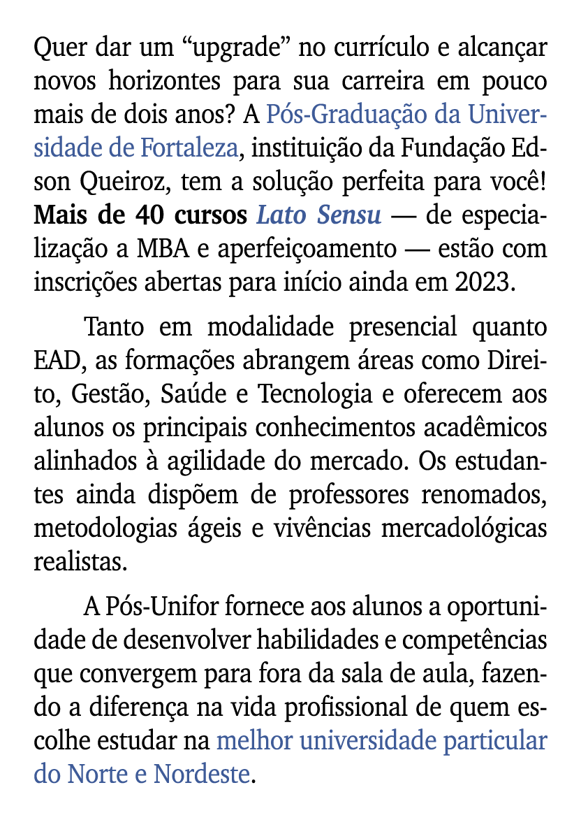 Quer dar um “upgrade” no curr culo e alcan ar novos horizontes para sua carreira em pouco mais de dois anos? A P s Gr...