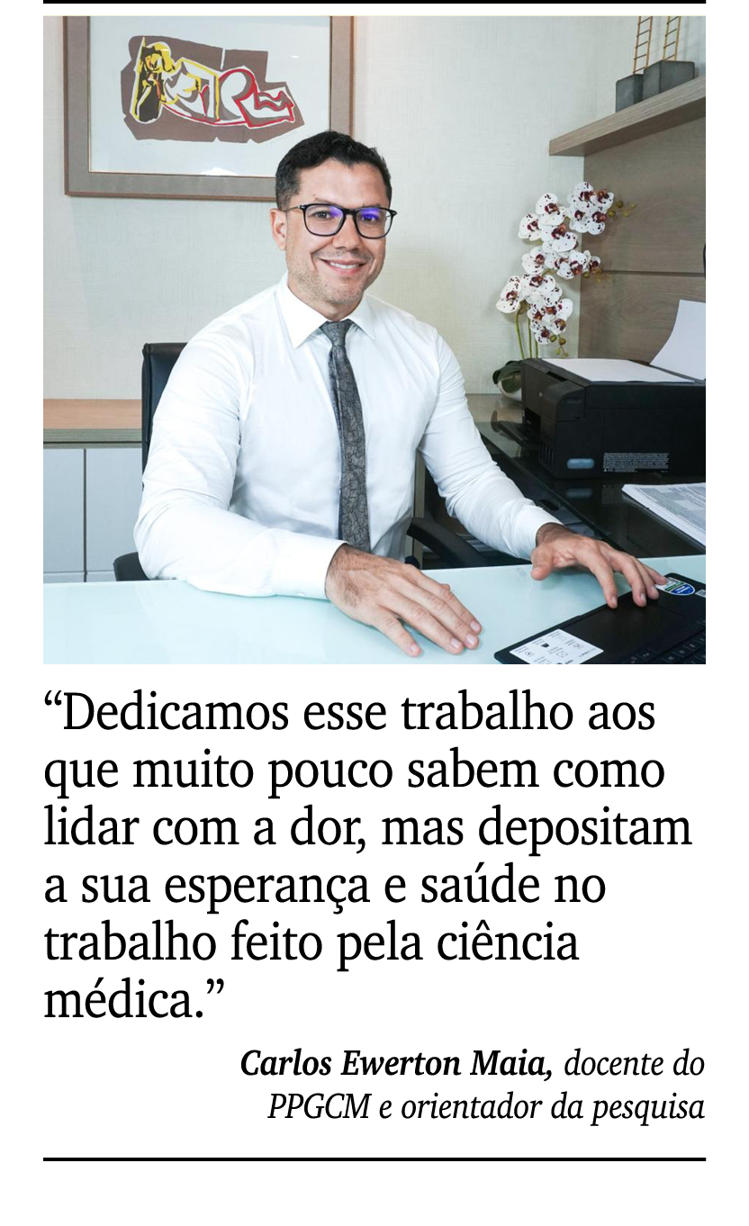 ￼ ￼ “Dedicamos esse trabalho aos que muito pouco sabem como lidar com a dor, mas depositam a sua esperan a e sa de no...