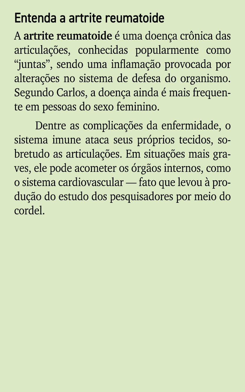 Entenda a artrite reumatoide A artrite reumatoide  uma doen a cr nica das articula  es, conhecidas popularmente como...