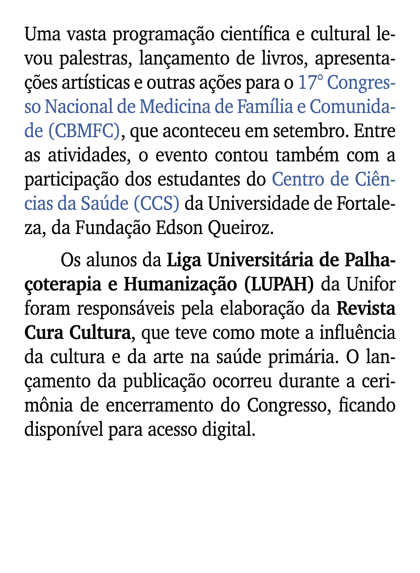 Uma vasta programa o cient fica e cultural levou palestras, lan amento de livros, apresenta  es art sticas e outras ...
