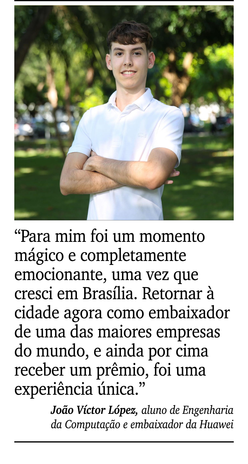 ￼ ￼ “Para mim foi um momento m gico e completamente emocionante, uma vez que cresci em Bras lia. Retornar  cidade ag...